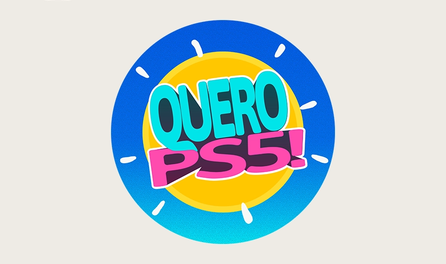 Logo 'Quero PS5!'
